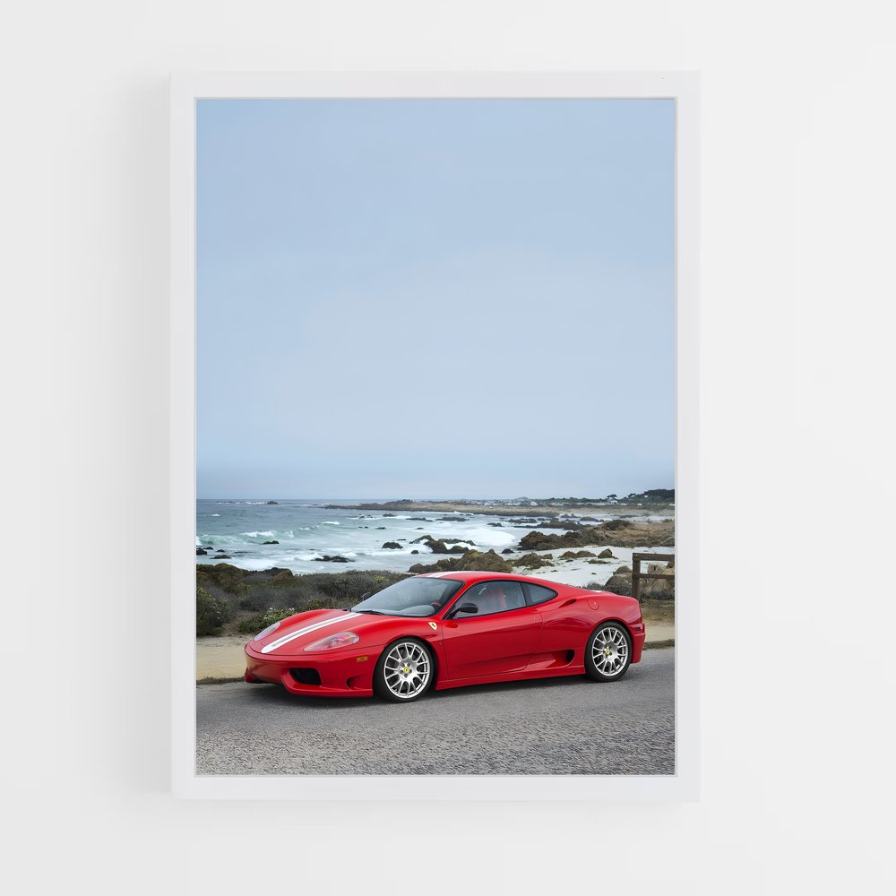 Poster challenge stradale – affiche Ferrari (vue 3)